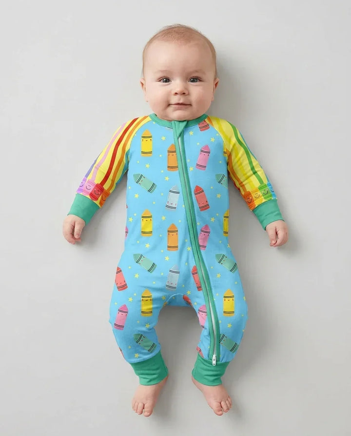 Happy Crayon Friends Bamboo Convertible Zippy