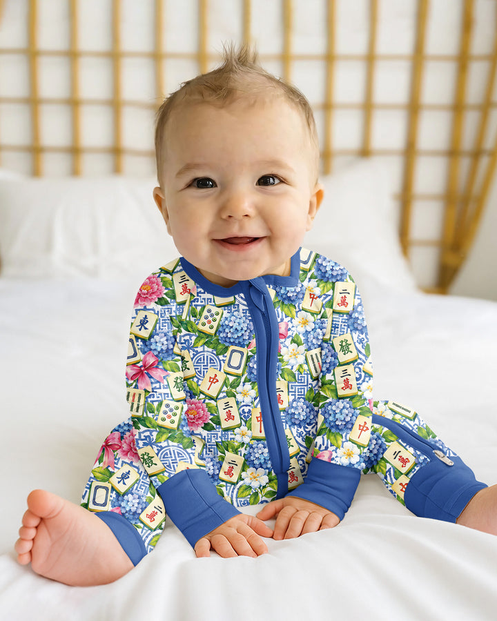 Mahjong in Bloom Bamboo Convertible Zippy