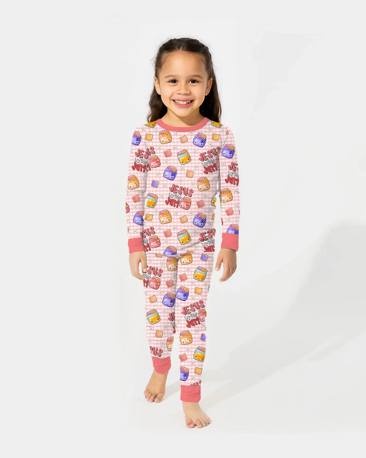 Jesus is My Jam Bamboo Two Piece Long Sleeve Pajama Set