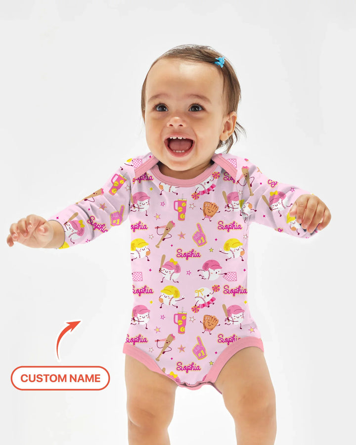 Baseball Mama and Mini Matching Bamboo Bodysuit
