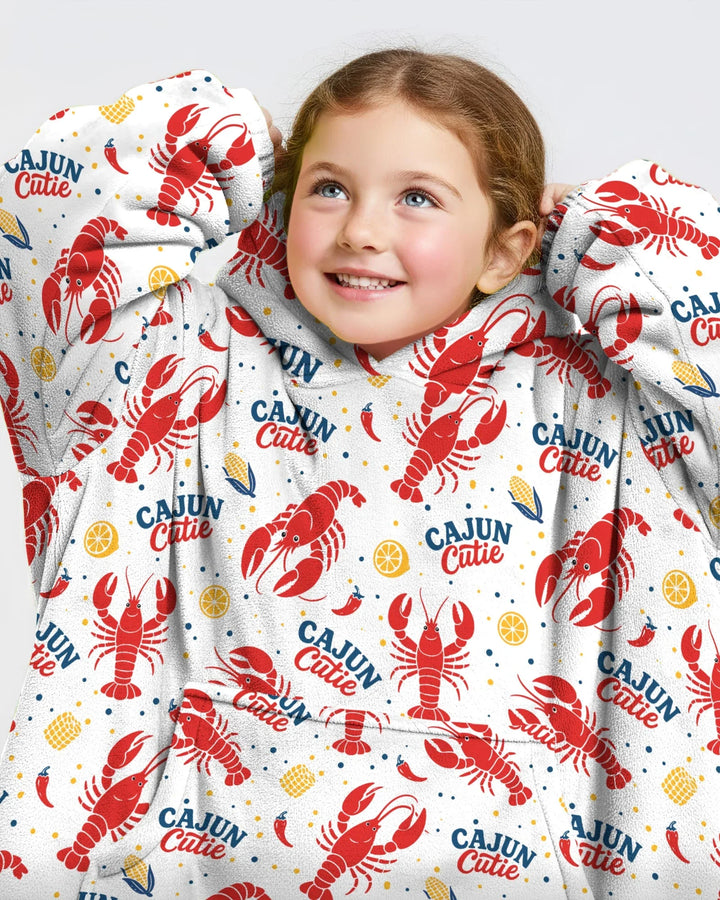 Cajun Cutie Tragbarer Bambus-Deckenhoodie
