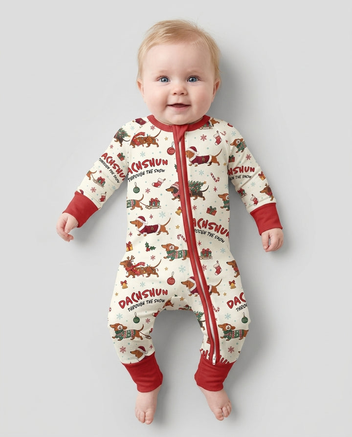 Dachshund Through The Snow Bamboo Convertible Zippy