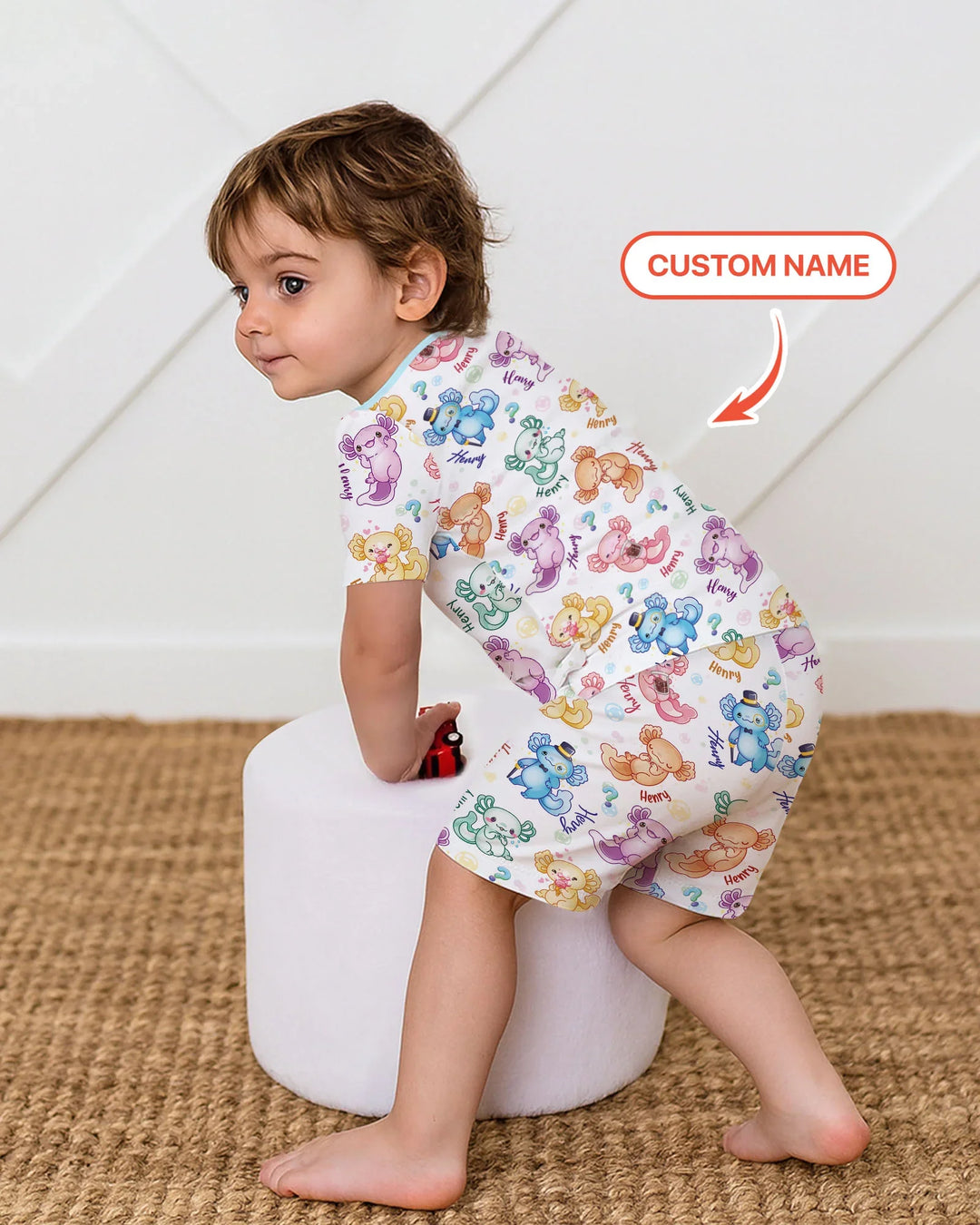 I Axololt Questions Bamboo Two Piece Short Sleeve Short Pajama Set