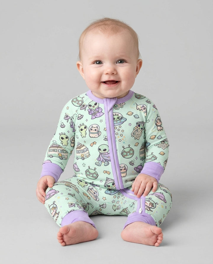 Gerippte Babykleidung mit individuellem Foto - Weich &amp; Skizzenhaft