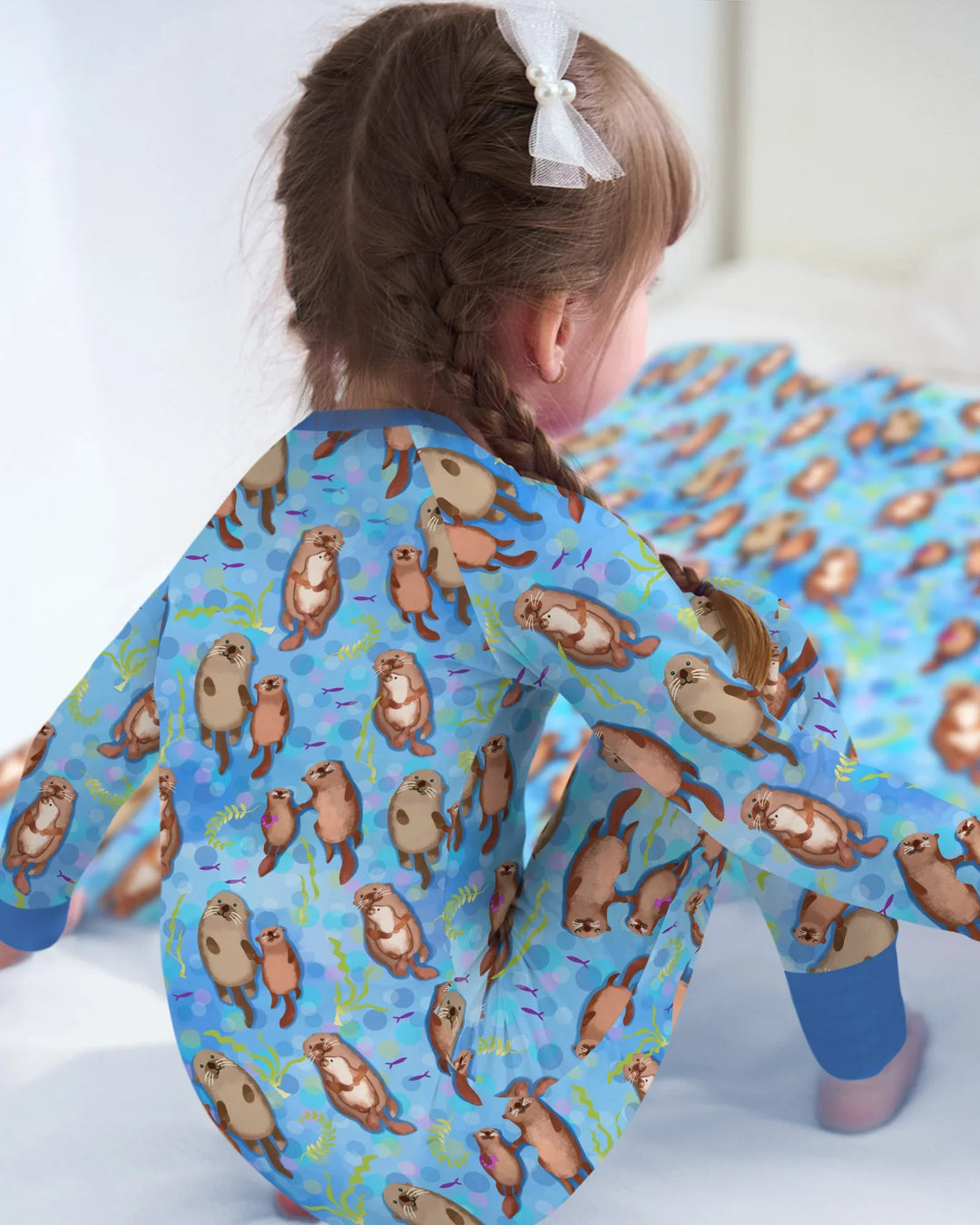 Gerippte Babykleidung mit individuellem Foto - Weich &amp; Skizzenhaft