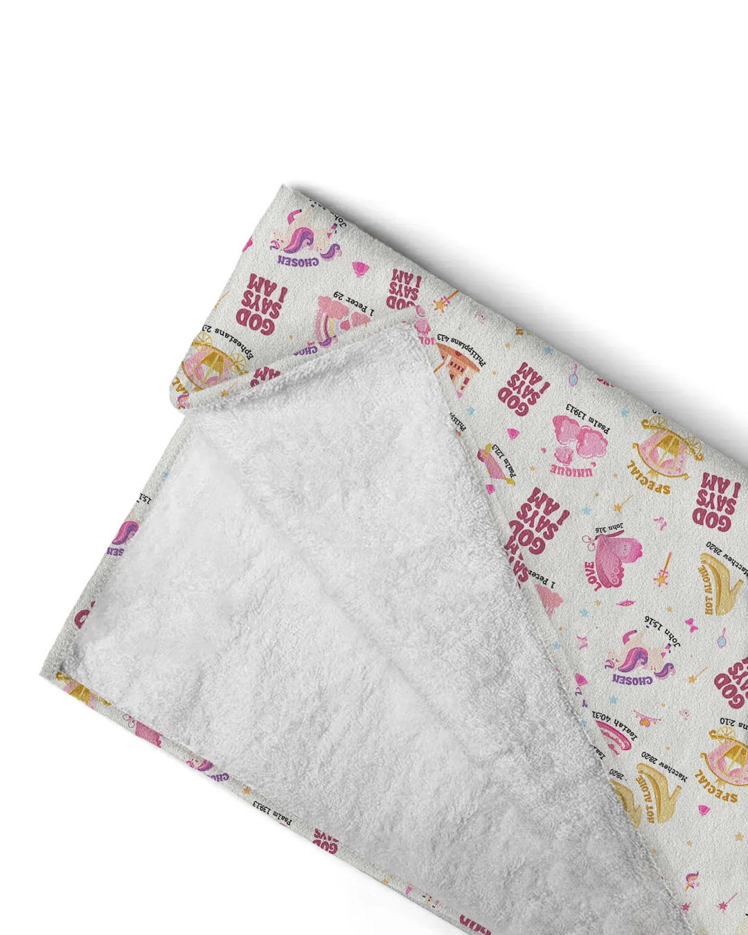 God Says I Am Girl Bamboo Beach Towel