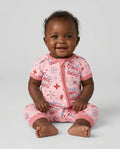Little Miss Firecracker 4th July Bamboo Shorty Zippy