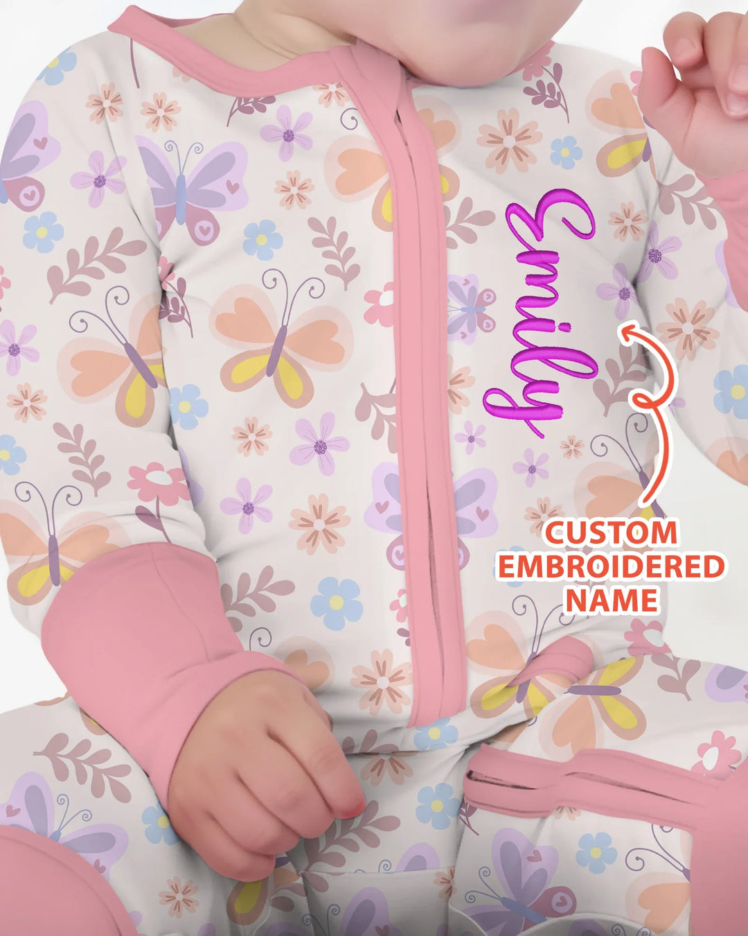 Gerippte Babykleidung mit individuellem Foto - Weich &amp; Skizzenhaft