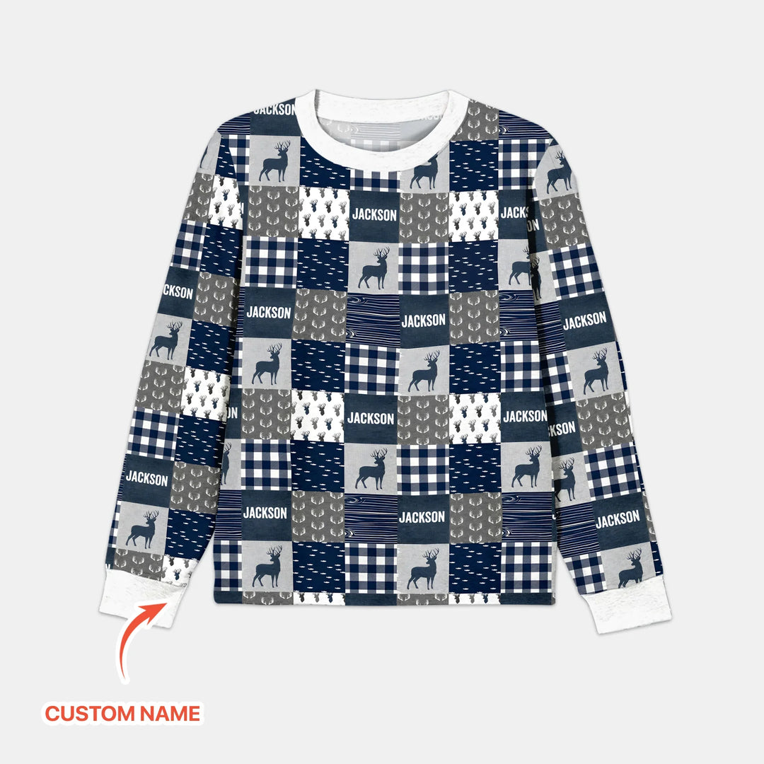 Vorlage Benutzerdefiniertes Herren-Pyjama-Set