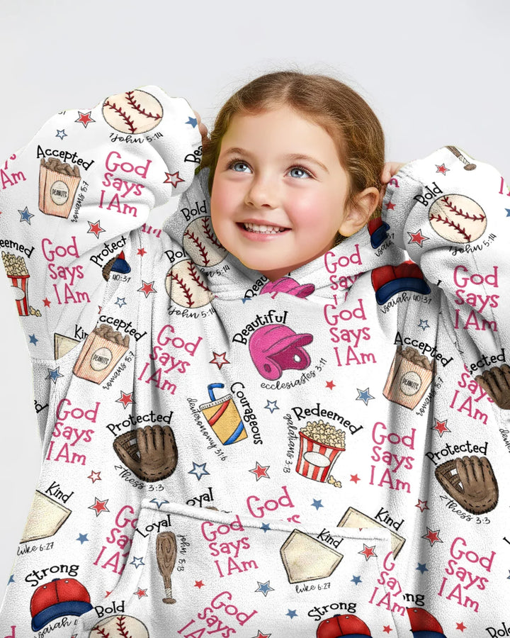 Christlicher Baseball tragbarer Bambus-Deckenpullover
