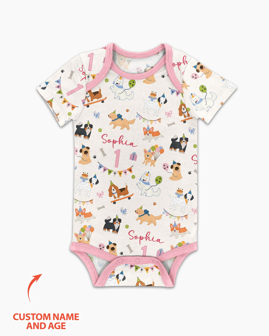 Gerippte Babykleidung mit individuellem Foto - Weich &amp; Skizzenhaft