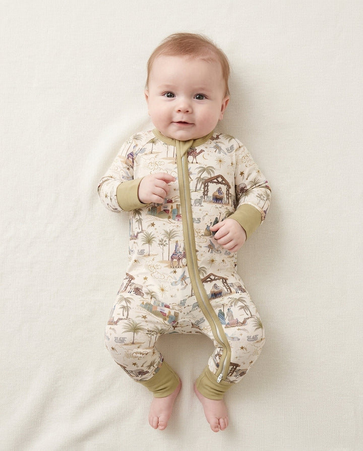 Silent Night Nativity Bamboo Convertible Zippy