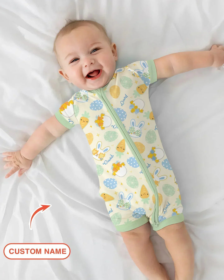 Retro Easter Bamboo Shorty Zippy