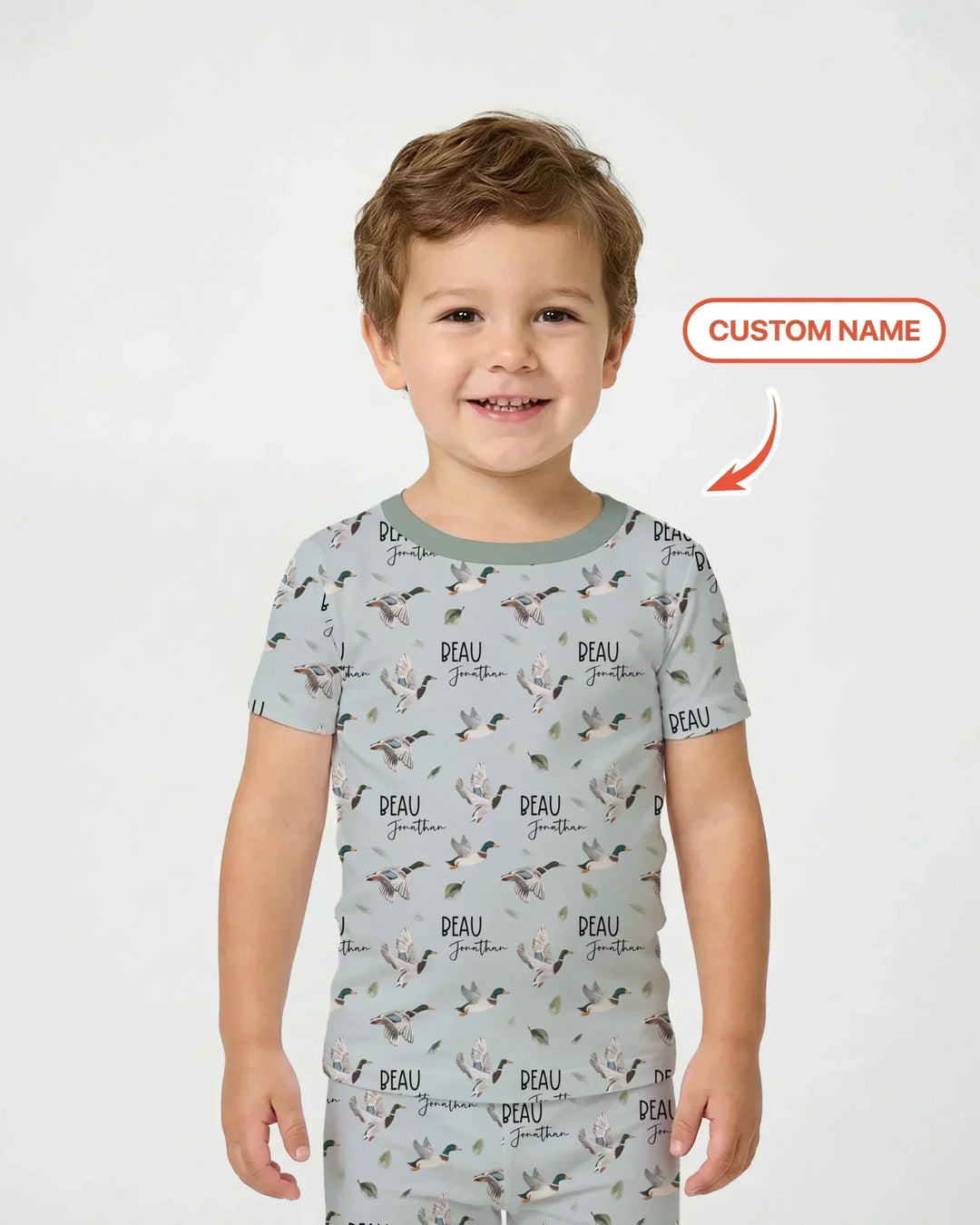 Zweiteiliges, kurzärmliges Pyjama-Set mit Marienkäfern