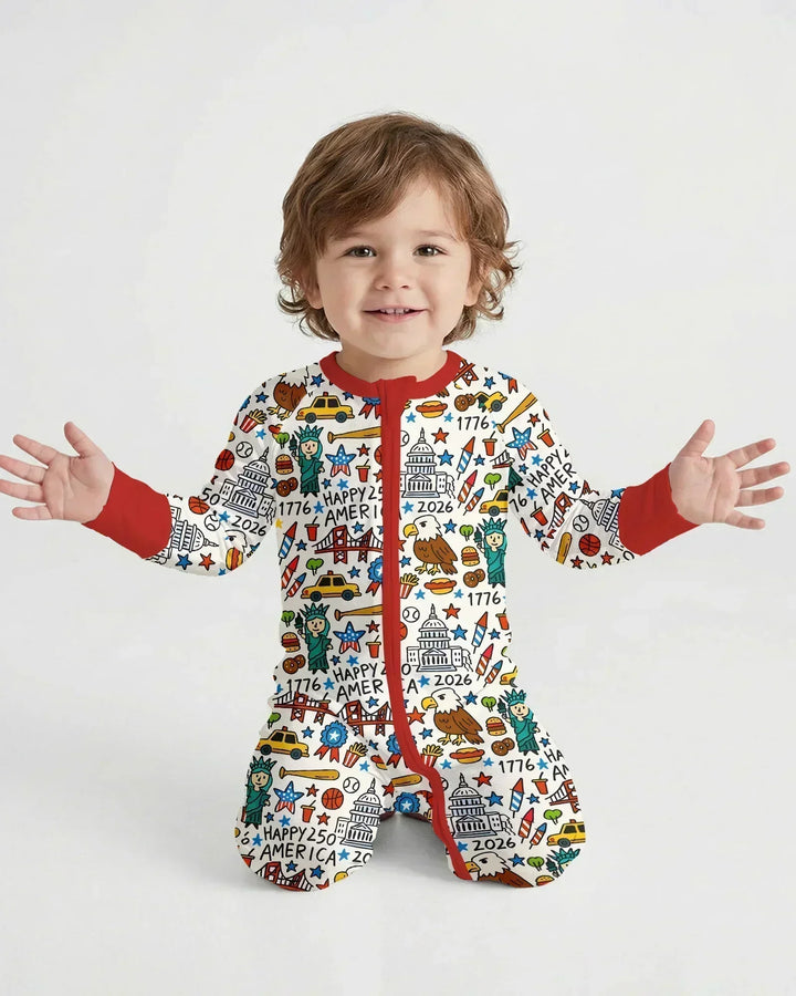 Gerippte Babykleidung mit individuellem Foto - Weich &amp; Skizzenhaft