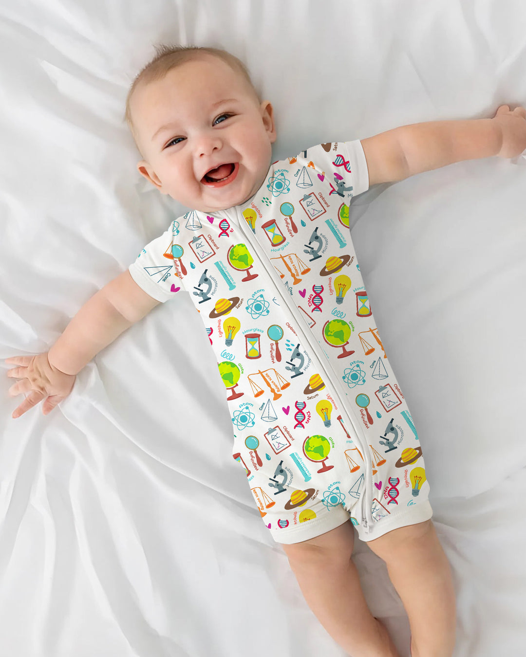 Tiny Scientist Explores The World Bamboo Shorty Zippy