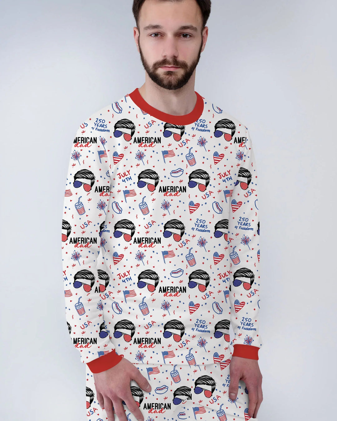 Vorlage Benutzerdefiniertes Herren-Pyjama-Set
