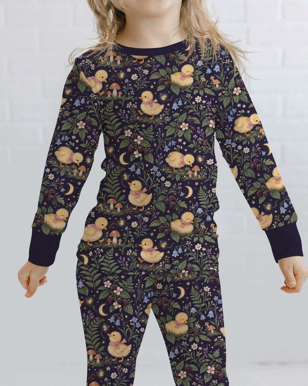 Little Duckling Dreams Bamboo Two Piece Long Sleeve Pajama Set
