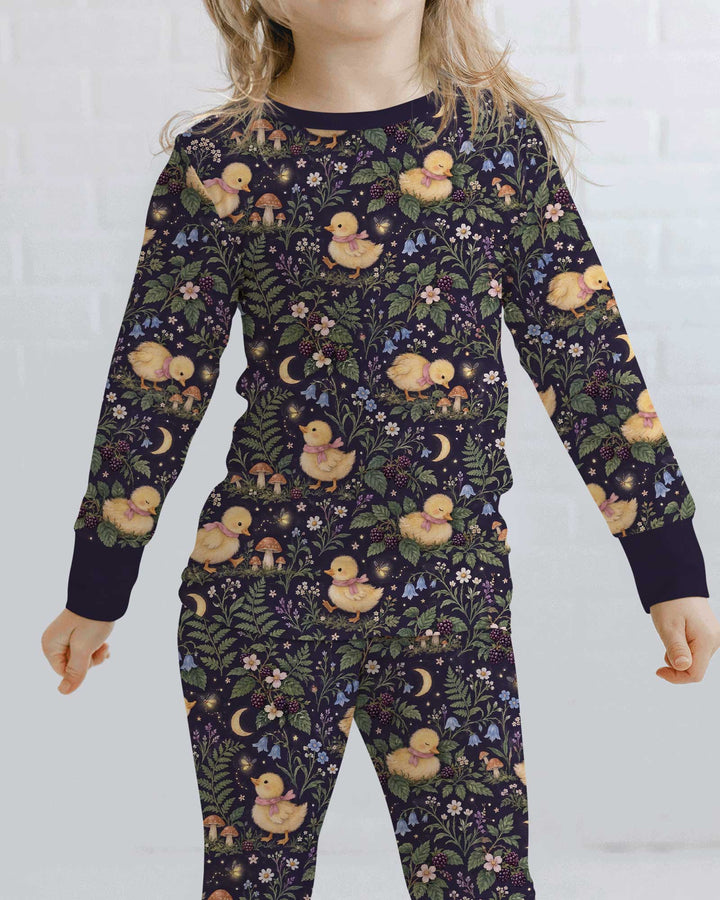 Little Duckling Dreams Bamboo Two Piece Long Sleeve Pajama Set