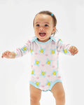 Gerippte Babykleidung mit individuellem Foto - Weich &amp; Skizzenhaft