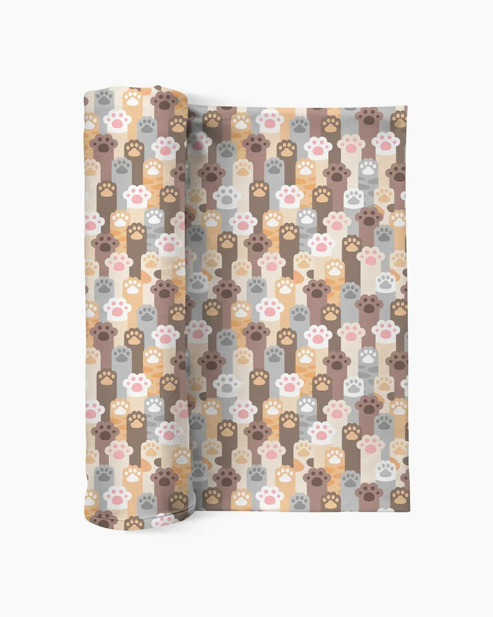 Grabby Paws swaddle blanket