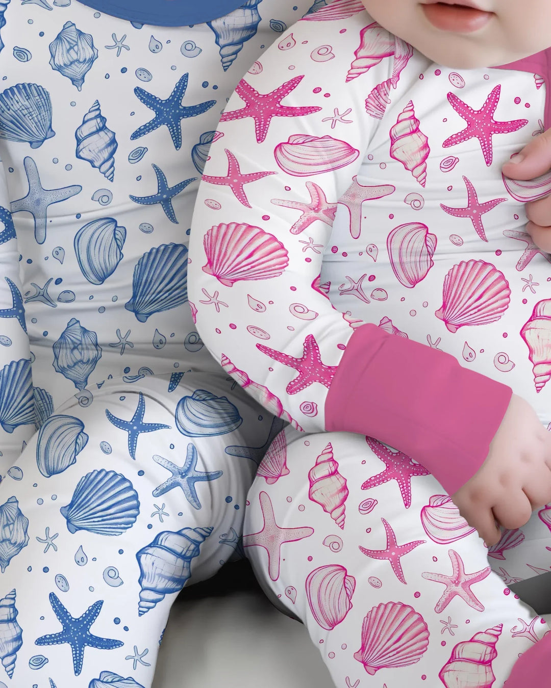 Coastal Charm Family Matching Bamboo Convertible Zippy