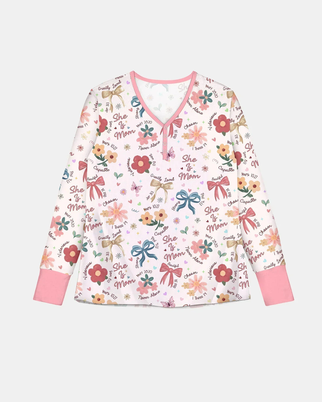 She Is Mom Bamboo Women Pajama Set