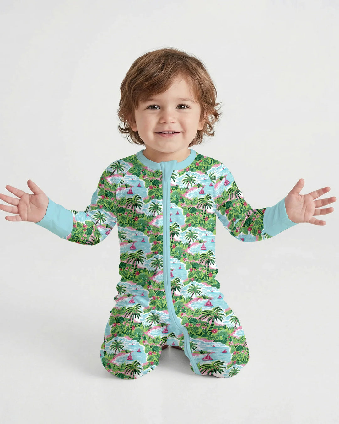 Gerippte Babykleidung mit individuellem Foto - Weich &amp; Skizzenhaft