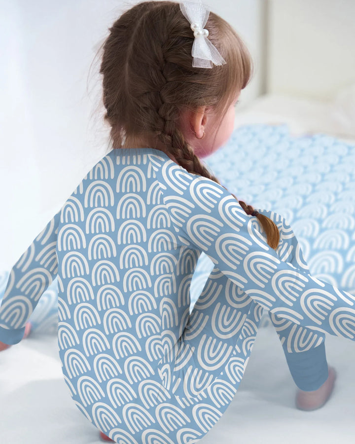 Gerippte Babykleidung mit individuellem Foto - Weich &amp; Skizzenhaft