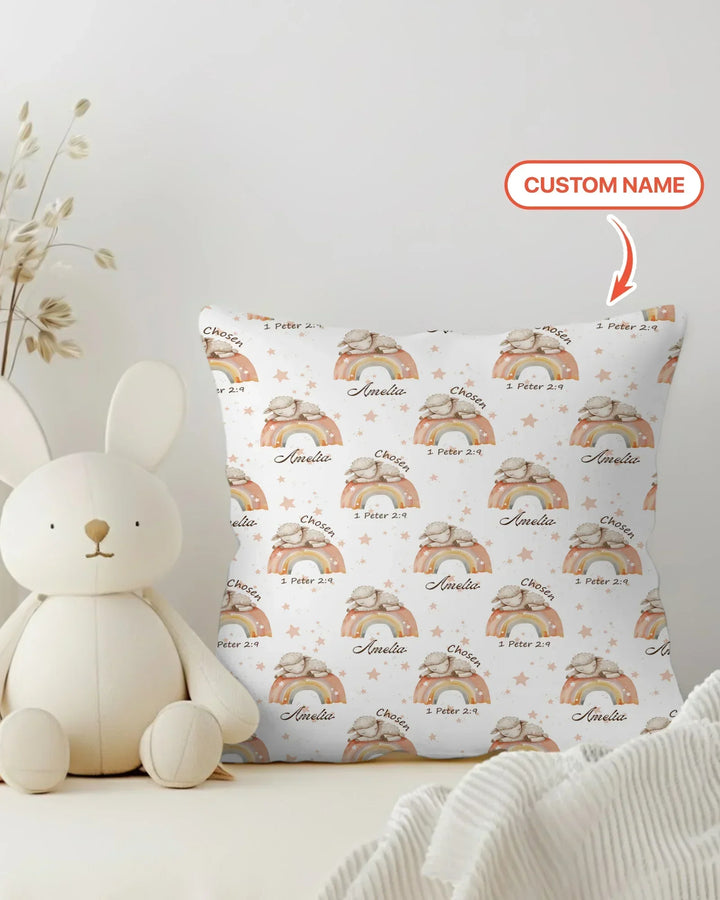 Chosen As His Own Custom Name Bamboo Pillow Case