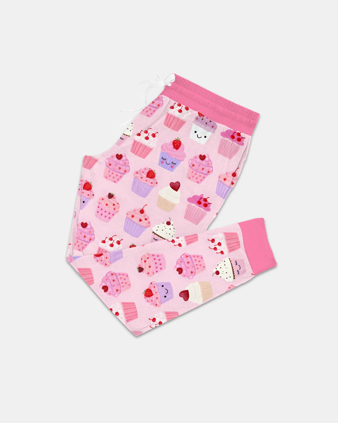 Valentinstag Emotionale Cupcakes Bambus Damen Schlafanzug Set