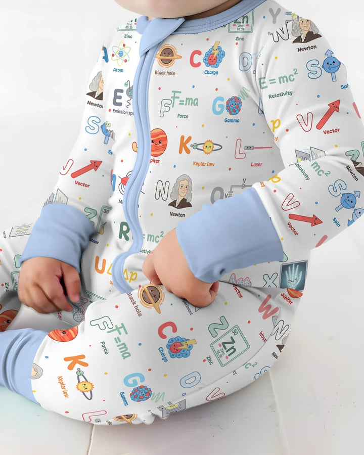 Gerippte Babykleidung mit individuellem Foto - Weich &amp; Skizzenhaft