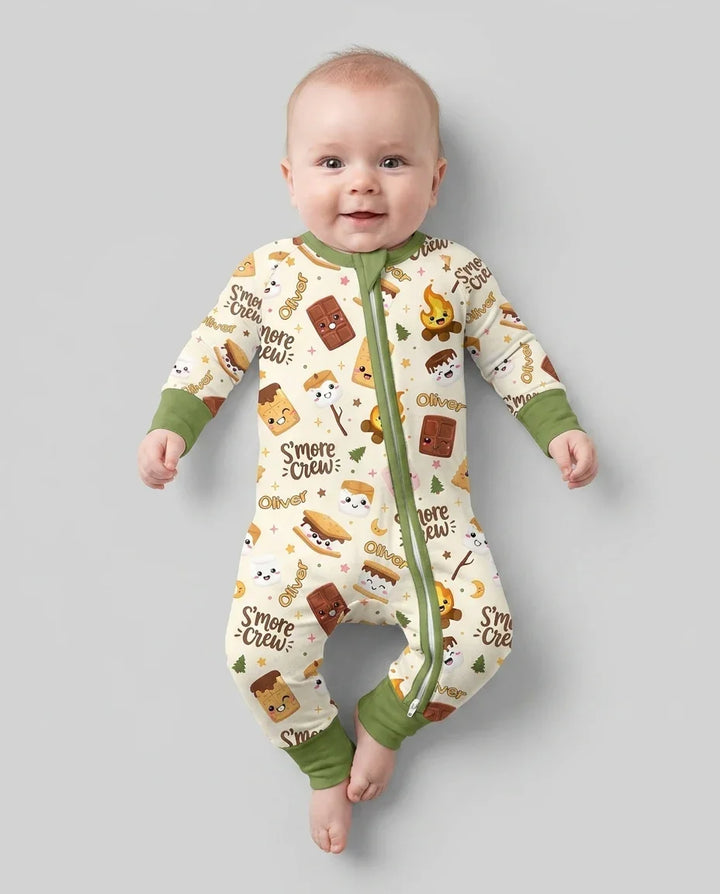 Gerippte Babykleidung mit individuellem Foto - Weich &amp; Skizzenhaft