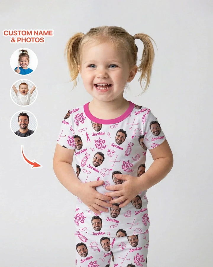 Zweiteiliges, kurzärmliges Pyjama-Set mit Marienkäfern