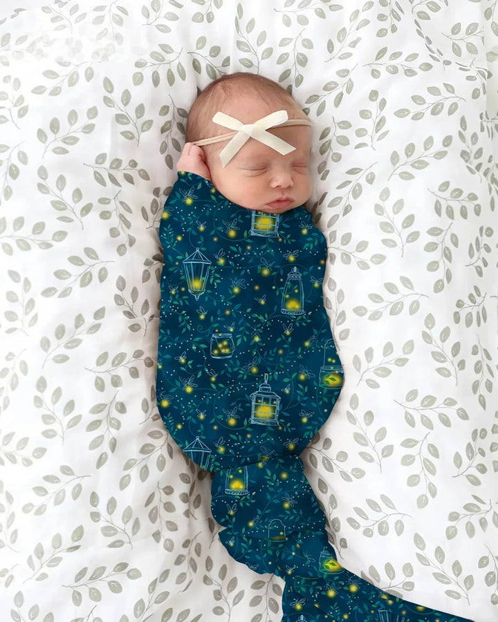 Firefly Evening Forest swaddle blanket