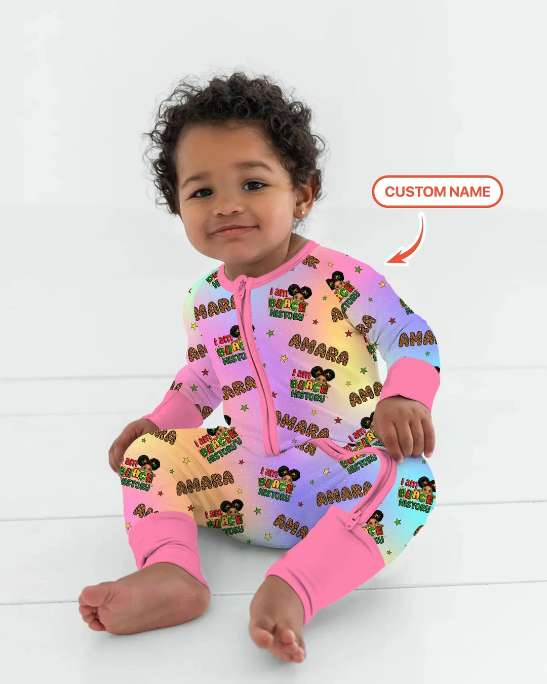 Gerippte Babykleidung mit individuellem Foto - Weich &amp; Skizzenhaft