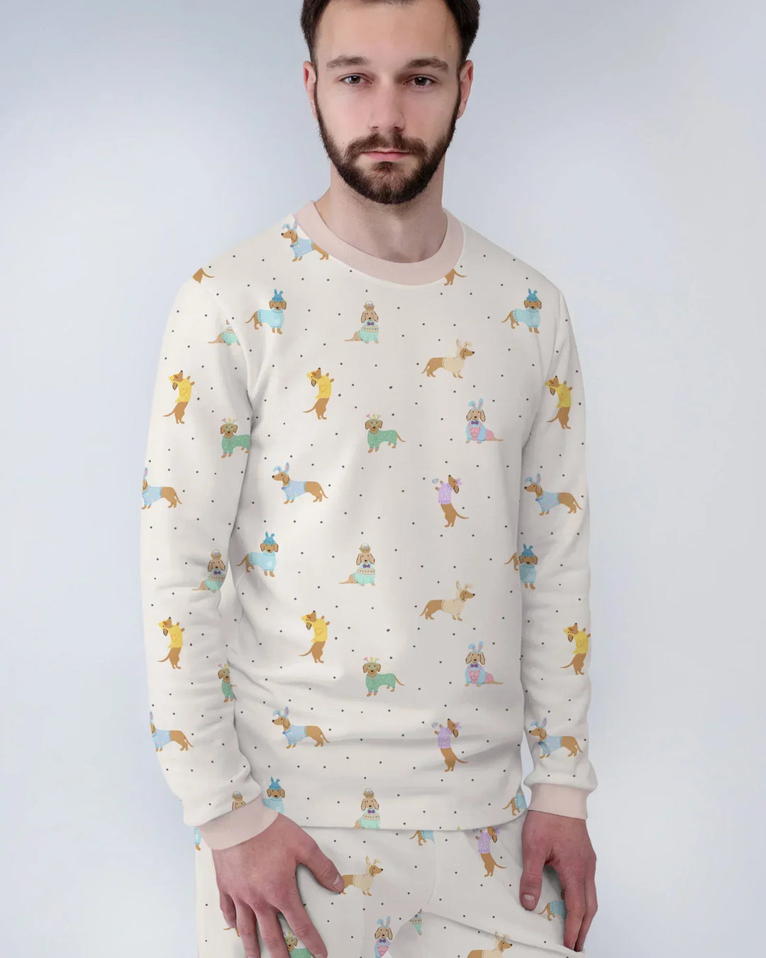 Vorlage Benutzerdefiniertes Herren-Pyjama-Set