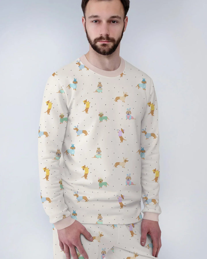 Vorlage Benutzerdefiniertes Herren-Pyjama-Set