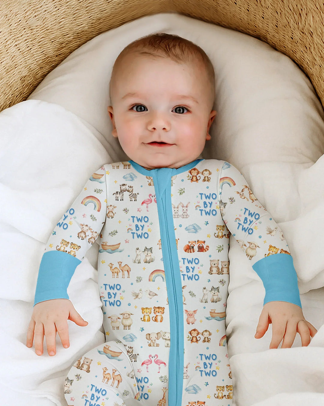 Gerippte Babykleidung mit individuellem Foto - Weich &amp; Skizzenhaft