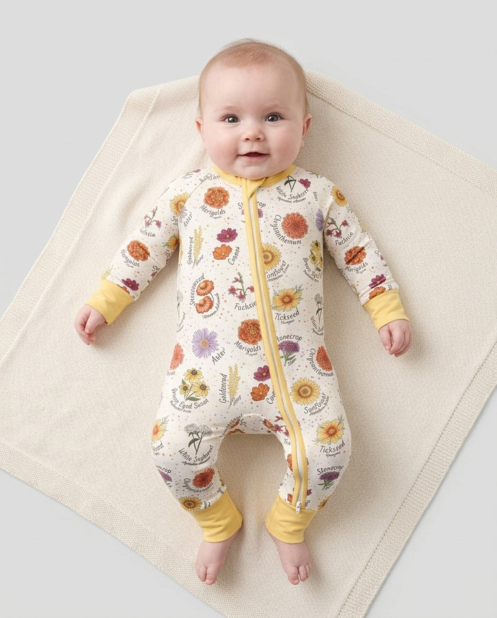 Autumn Blooms of North America Bamboo Convertible Zippy