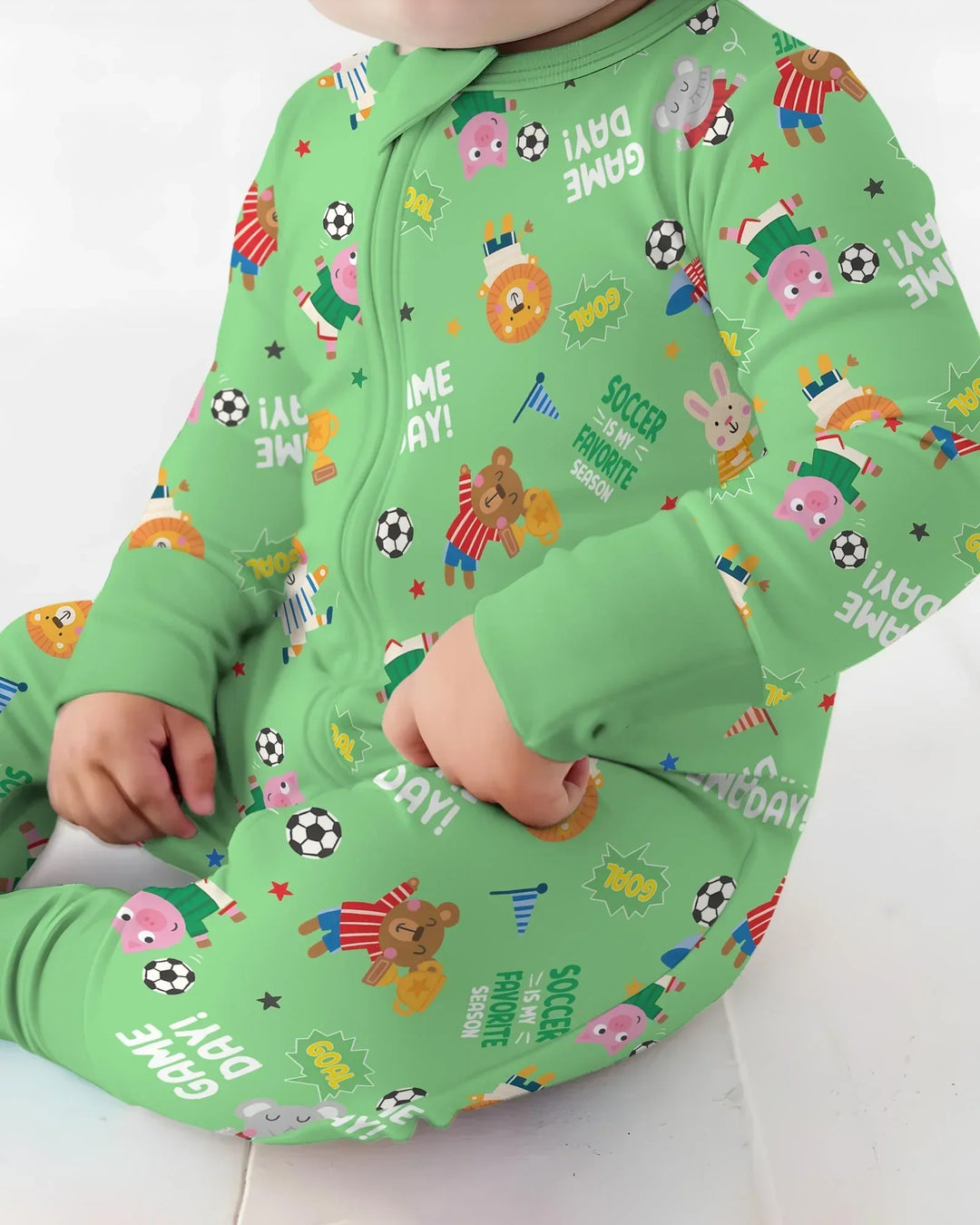Gerippte Babykleidung mit individuellem Foto - Weich &amp; Skizzenhaft