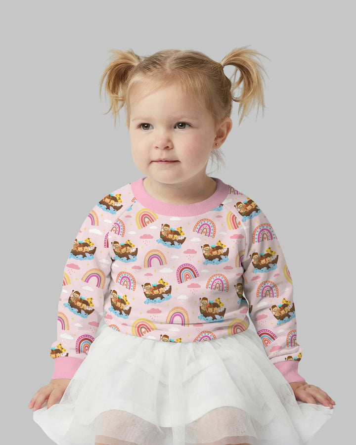 Noah’s Ark & God’s Rainbow Promise Crewneck Sweatshirt
