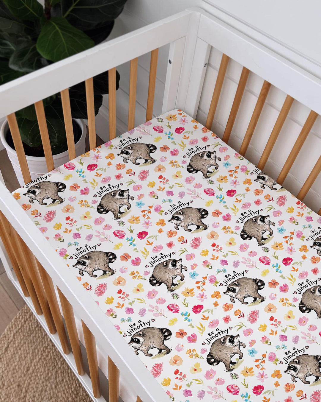 Be A Jimothy Family Matching Bamboo Fitted Crib Sheet