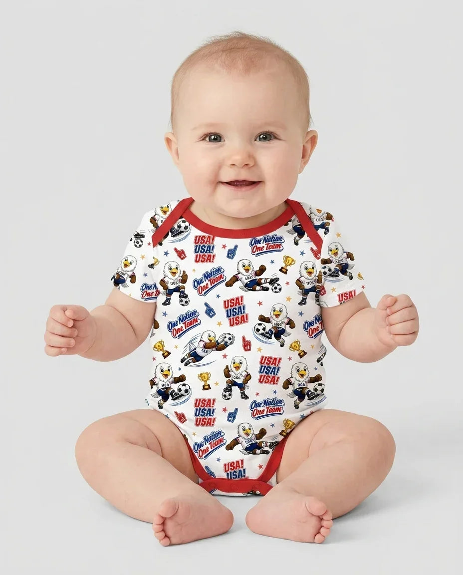 Gerippte Babykleidung mit individuellem Foto - Weich &amp; Skizzenhaft