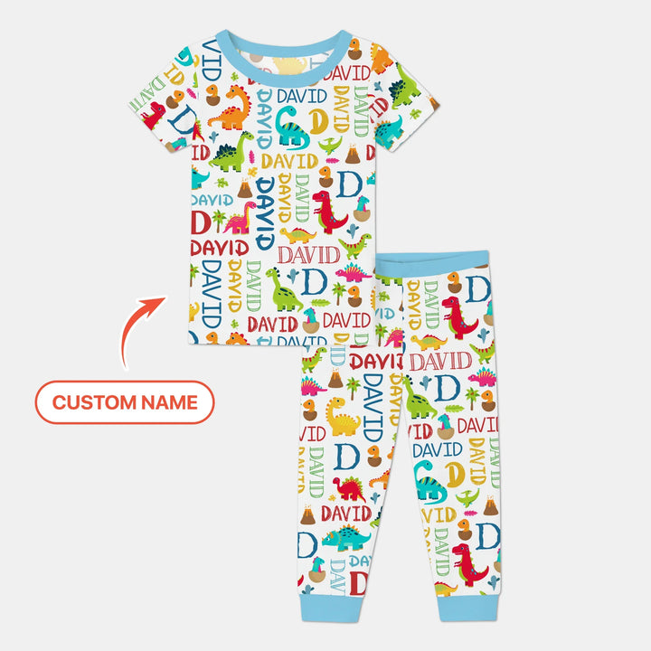 Zweiteiliges, kurzärmliges Pyjama-Set mit Marienkäfern