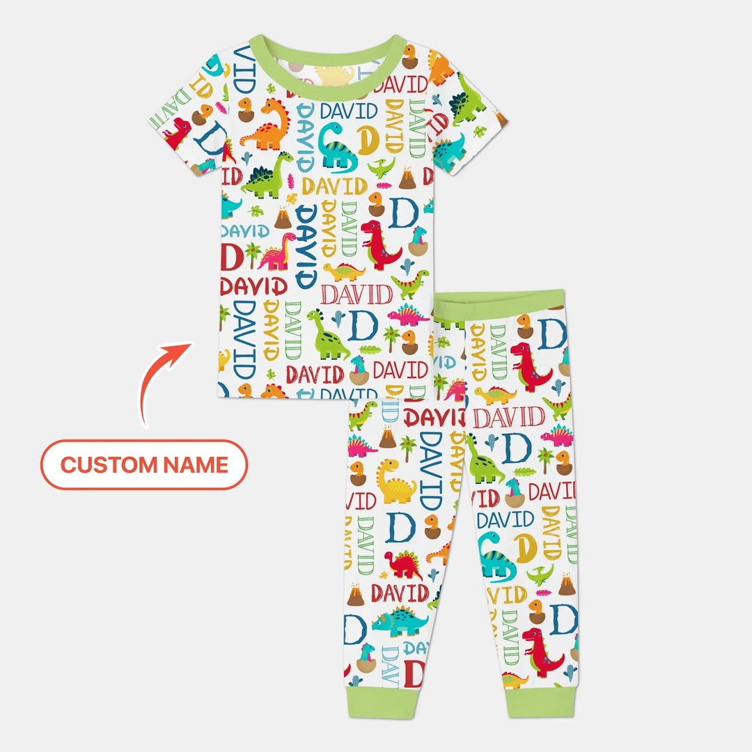 Zweiteiliges, kurzärmliges Pyjama-Set mit Marienkäfern