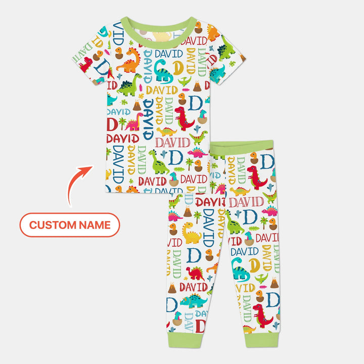 Zweiteiliges, kurzärmliges Pyjama-Set mit Marienkäfern