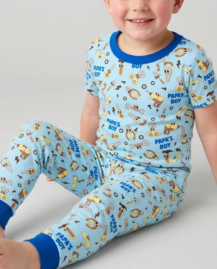 Zweiteiliges, kurzärmliges Pyjama-Set mit Marienkäfern