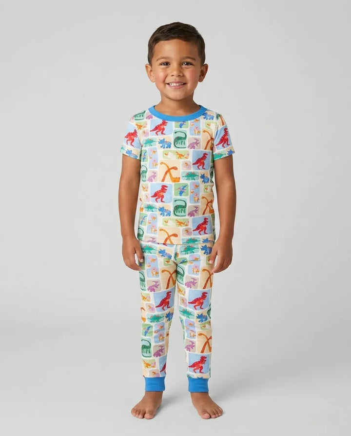 Zweiteiliges, kurzärmliges Pyjama-Set mit Marienkäfern