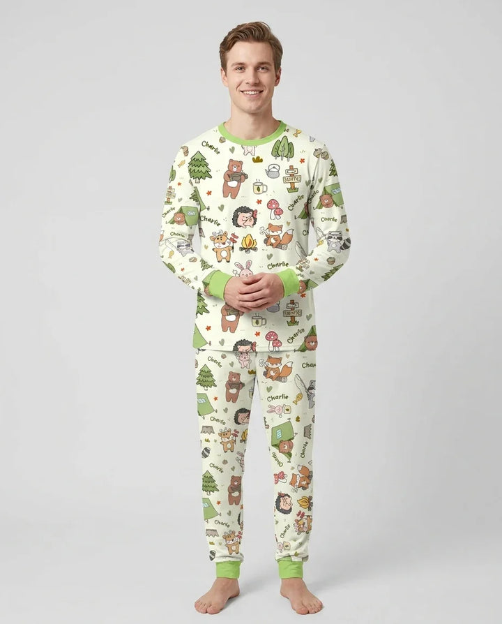 Vorlage Benutzerdefiniertes Herren-Pyjama-Set